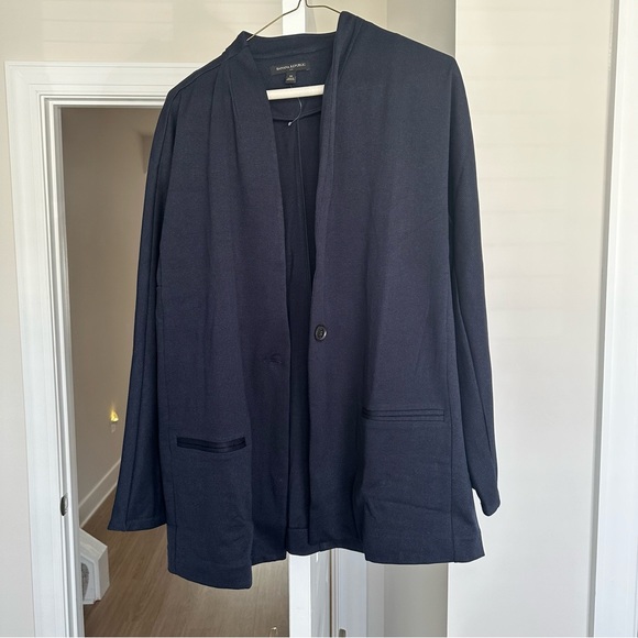 NWOT | Banana Republic textured nailhead blazer, size M - Picture 2 of 6